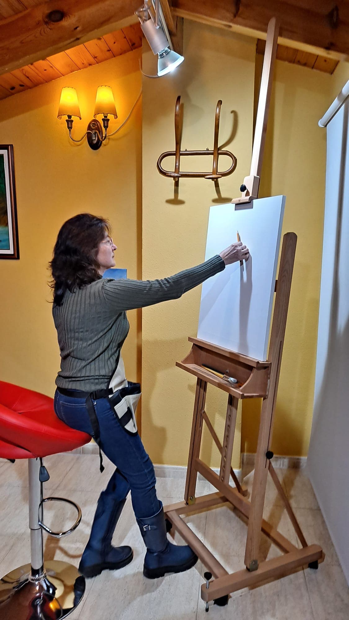 Retrato de la artista Elodia Fernández